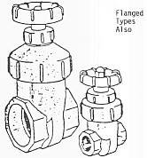 U PVC GATE VALVES