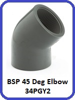 THREADED 45 DEG ELBOW 34PGY2