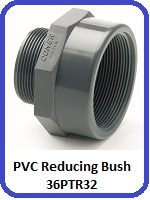 THREADED PVC REDUCING BUSH
