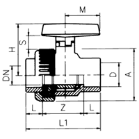 PVC BALL VALVE ECONOMY
