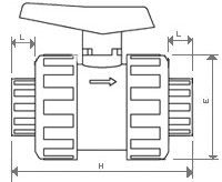 PVC BALL VALVE ECONOMY
