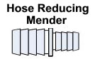 Reducing Hose Mender /  Hose Fitting