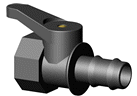 Mini Ball Valve BSP Male X Hosebarb