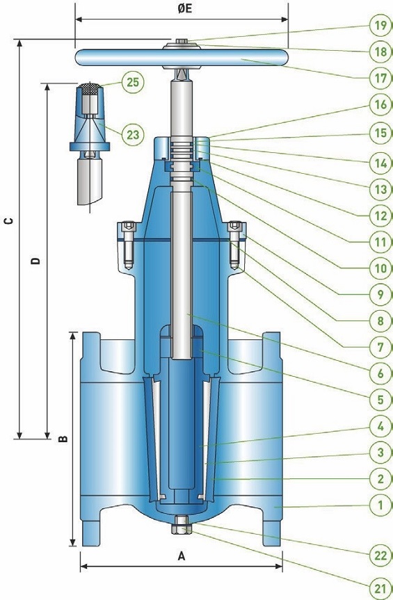 Ductile Iron Gate Valve 