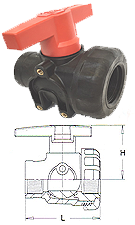 PP SINGLE UNION BALL VALVE TYPE 620