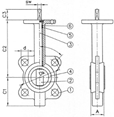 Ductile BODY EPDM SEAT Butterfly Valves