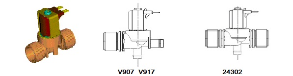 Nylon Washing Machine Soelnoid Valves