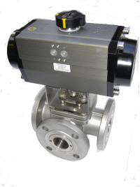 2" SS 3 WAY L PORT REF 32184