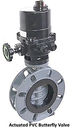 PVC Wafer Type Butterfly Valve 