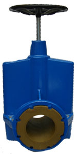 6" MANUAL PN16 FLANGED PINCH VALVE