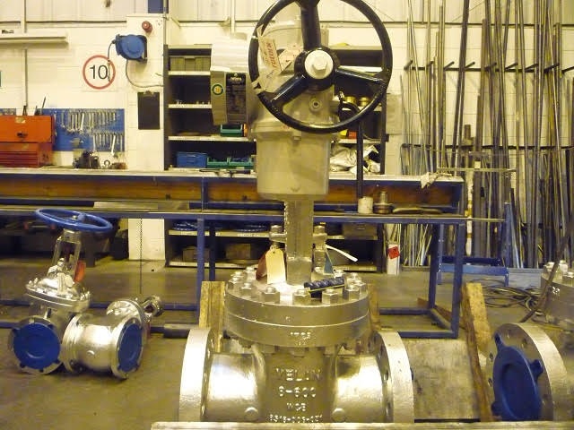 8" FLG ANSI 600 RF VELAN GATE VALVE REF F15-2064-02TY 